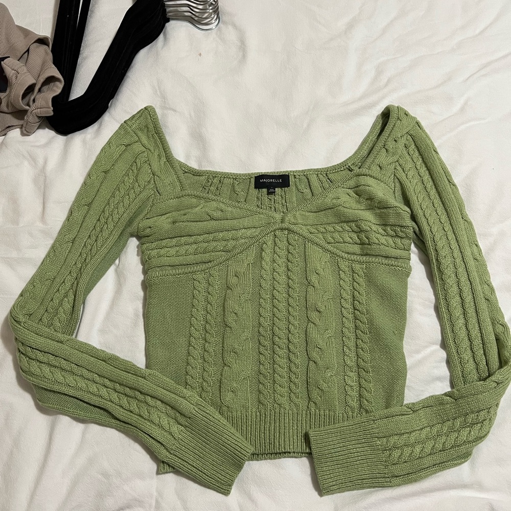 Majorelle green sweater